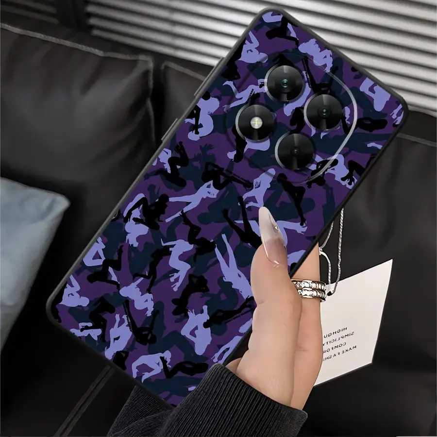 Soft Back Phone Cover Case for Xiaomi Redmi Note 11 13 12 Pro Plus 10 9 8 Pro 10S 11S 12S 9s Camouflage Pattern
