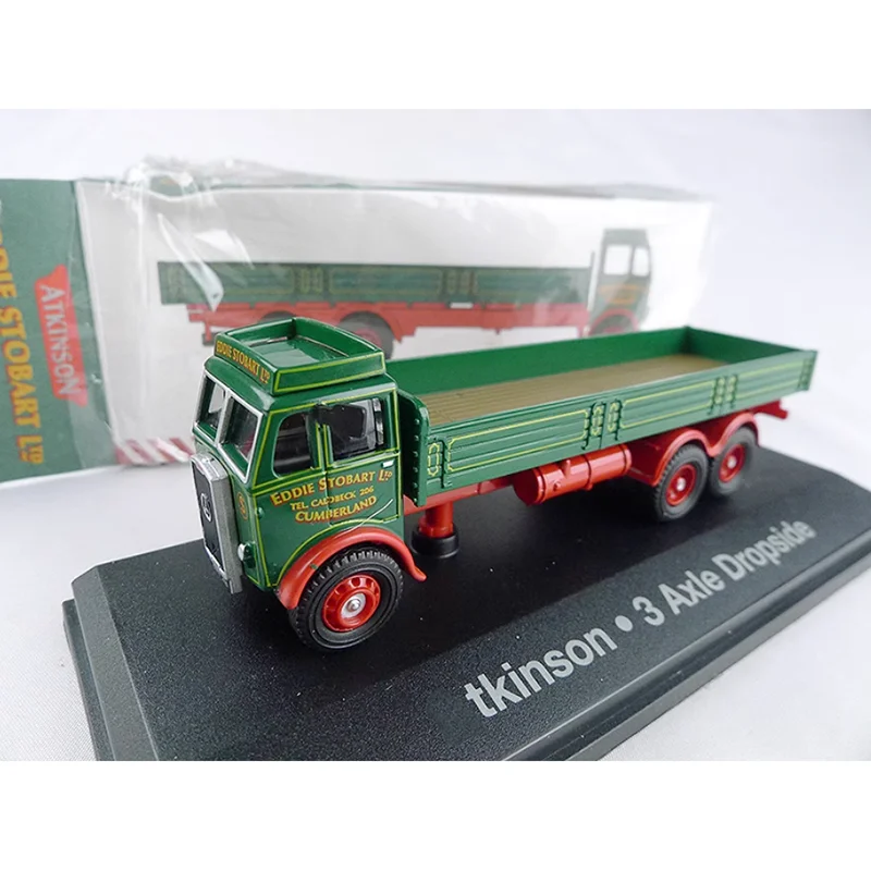 أكسفورد دييكاست 1:76 مقياس 3 محاور لاقط الحاويات شاحنة سبيكة سيارة نموذج الهدايا التذكارية جمع الكبار هدية عيد العرض
