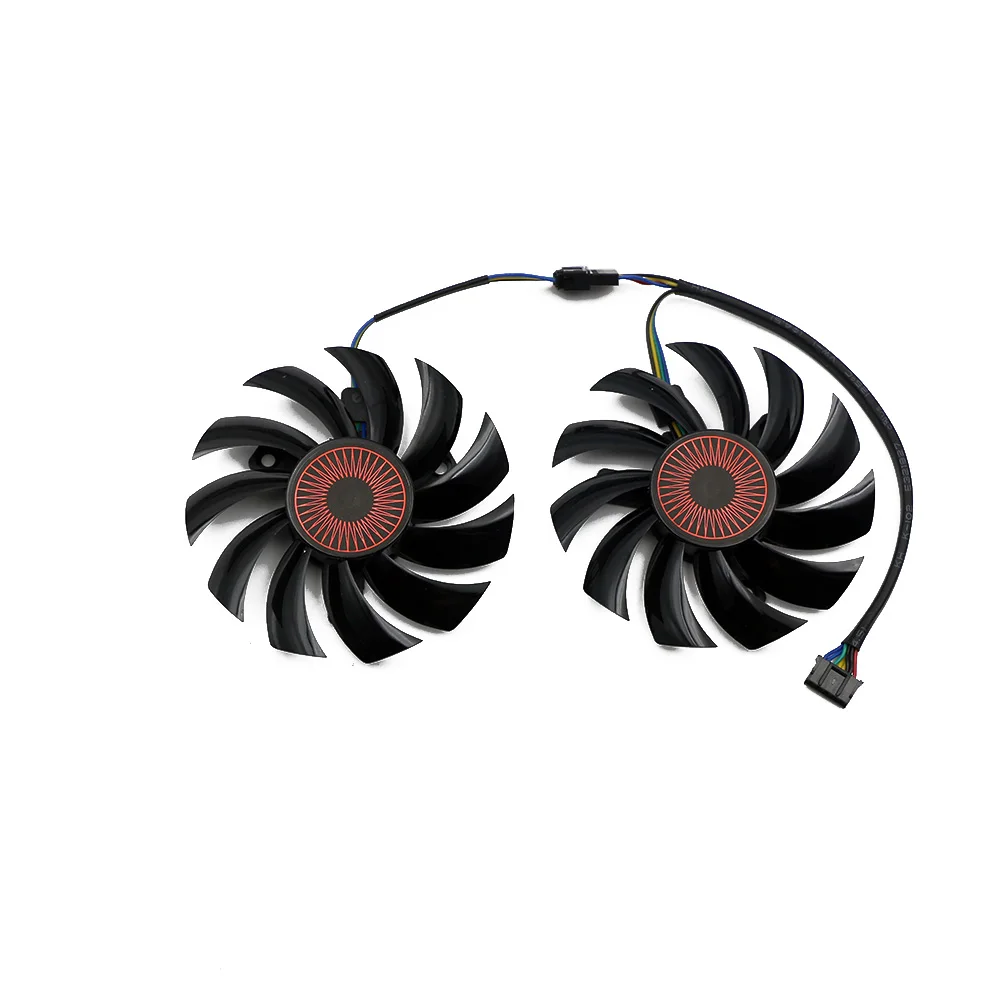 2PCS/lot 5Pin FD7010H12S GTX 1060 960 SI OC for ASUS GTX1060-03G GAMING Graphics card cooling fan T128010SH