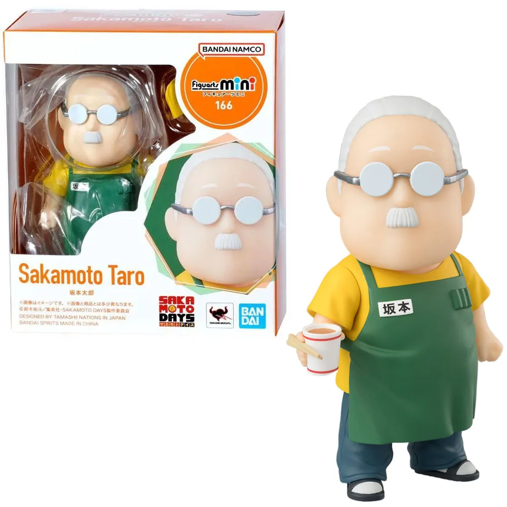 

В наличии Bandai, оригинальная фигурка Figuarts mini Asakura Shin Sakamoto Taro, игрушки для мальчиков и девочек, коллекционная модель