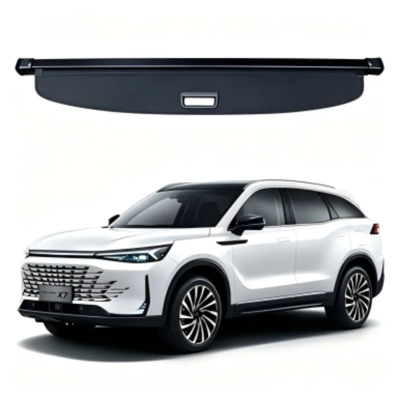 Cargo Cover Trunk Privacy Shade Rear Security Partition Anti-Theft Shield Retractable Organizer for BAIC New X7