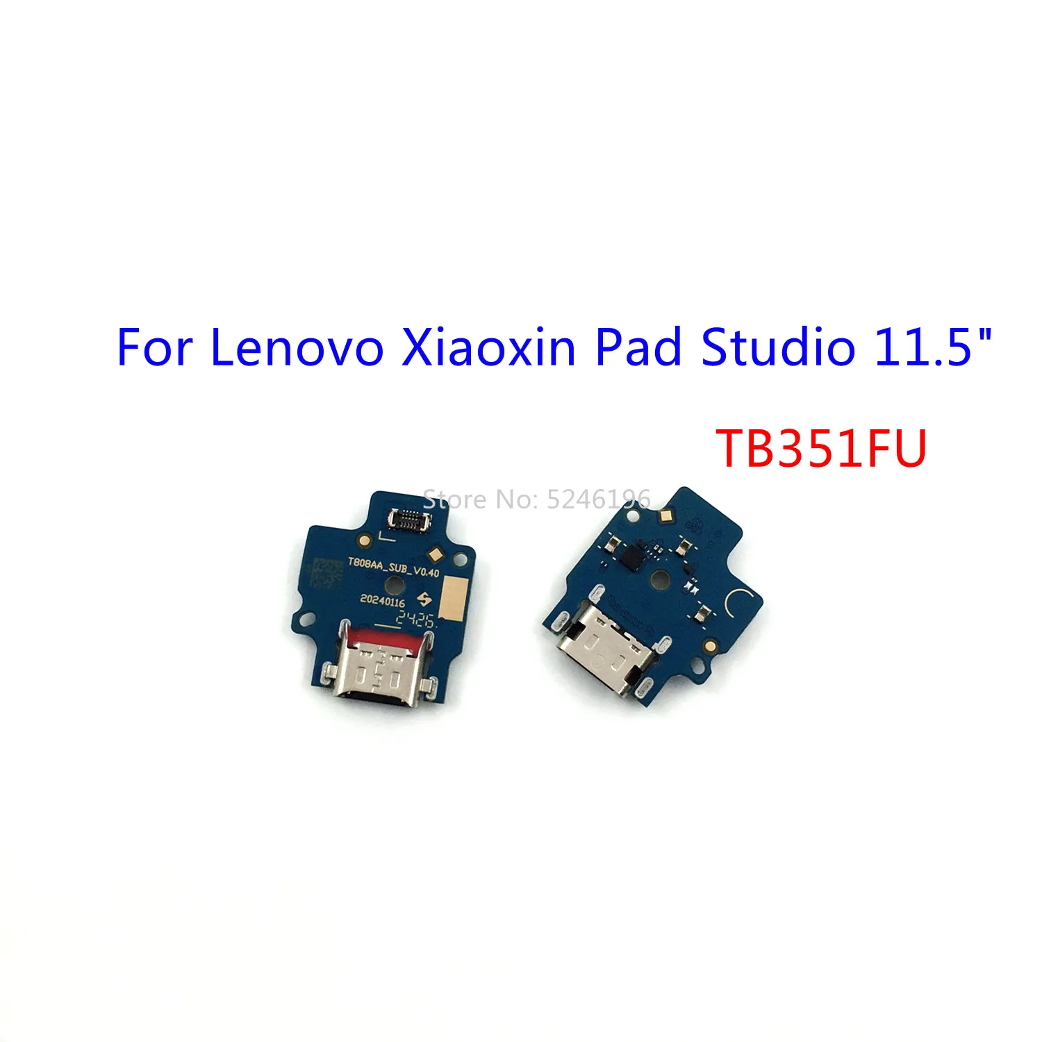 1pcs USB Charging Port Charger Base Connector For Lenovo Xiaoxin Pad Studio 11.5
