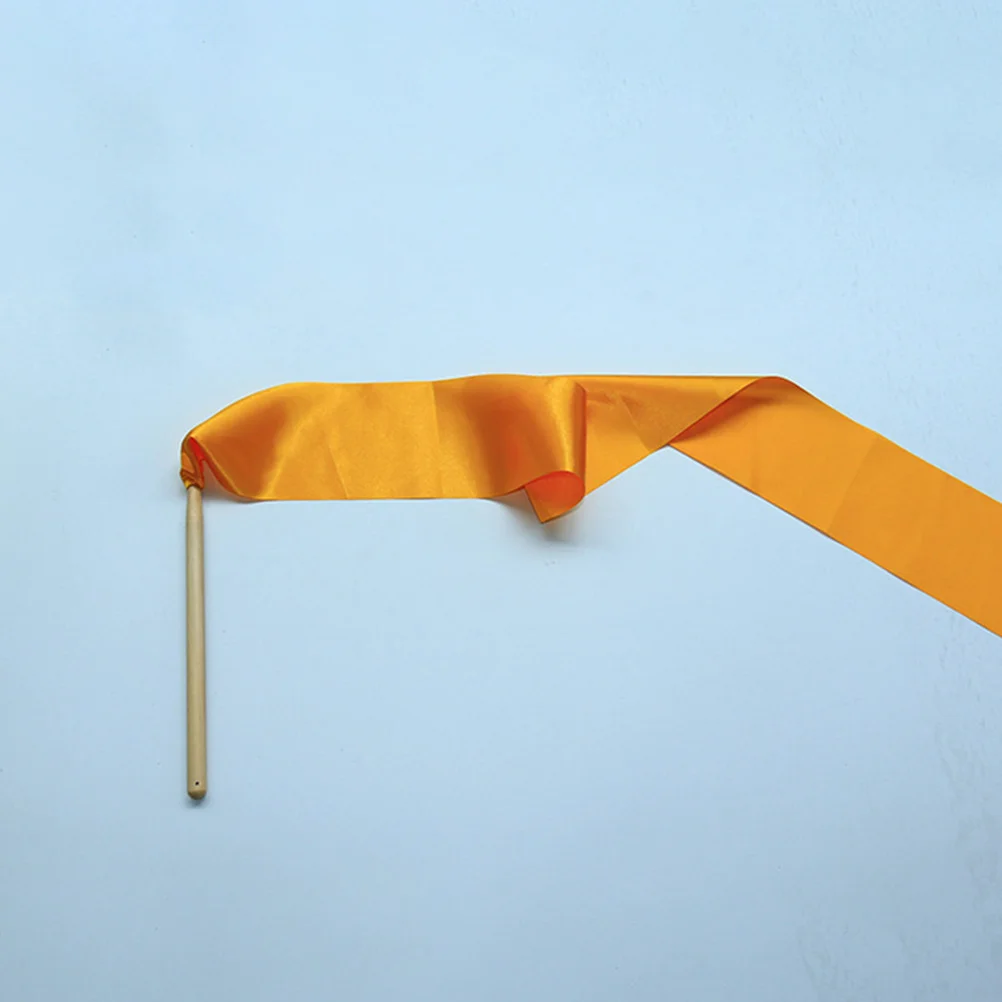 

7pcs Colorful Rhythmic Gymnastics Ribbons For Dance Streamers Silk Baton Twirling Chinese Equipment