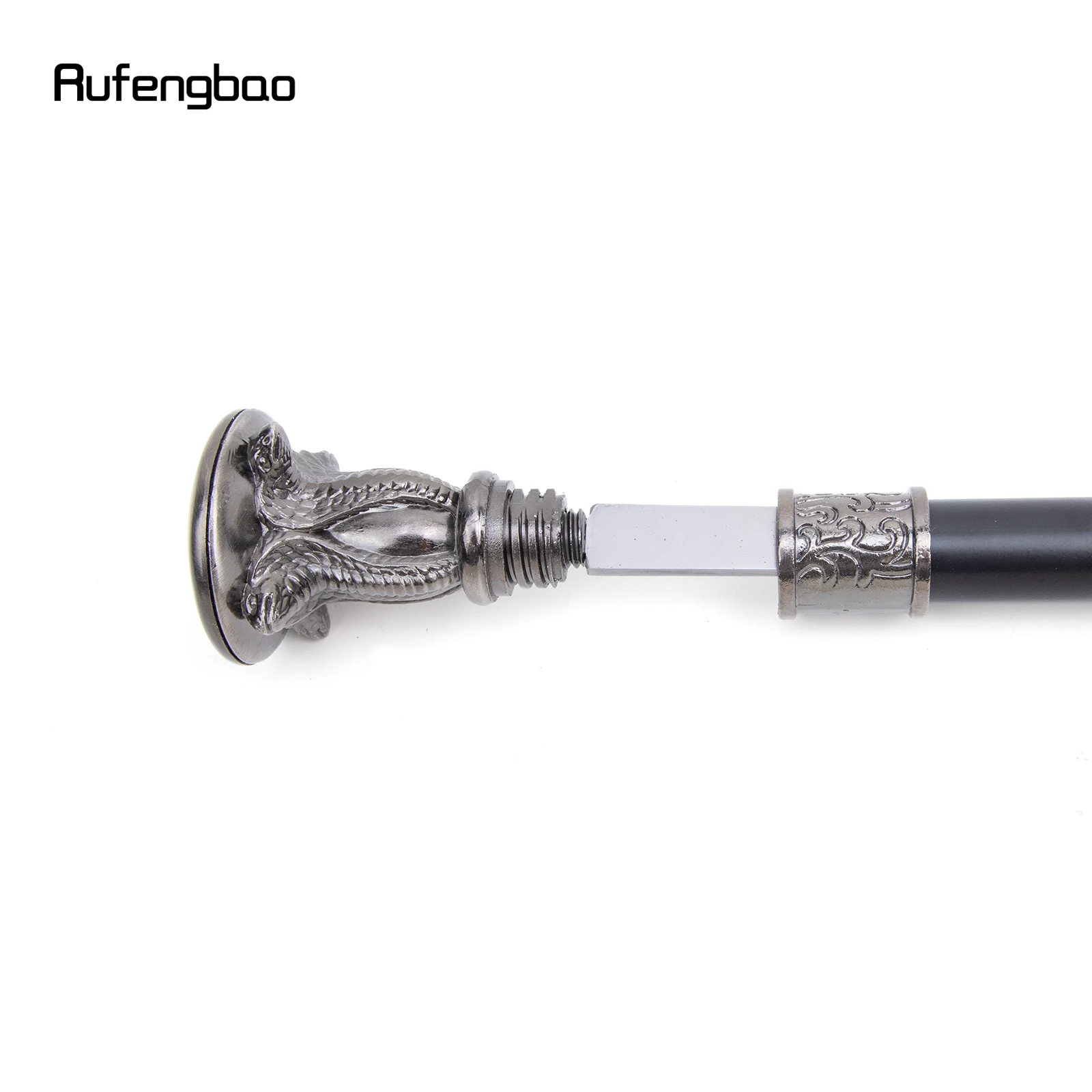 أربعة رئيس الأفعى فرعون عصا للمشي موضة قصب لوحة تأثيري كروسير عصا للمشي أداء المرحلة قصب 93 سنتيمتر