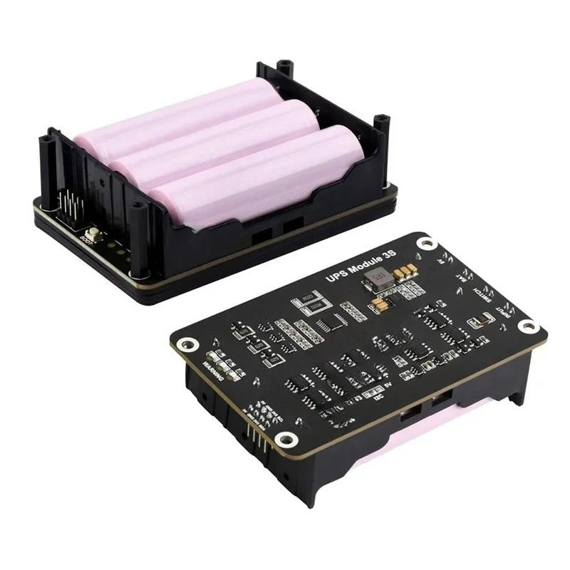 Raspberry Pi 5 series output 3S power supply module 3 18650 batteries UPS uninterruptible power supply Pi4B expansion board