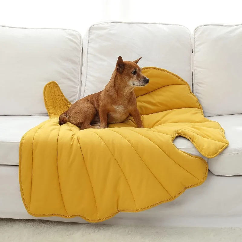 Ginkgo leaf shaped dog mat All Seasons Universal Pet Climbing Mat Summer Cooling Mat
