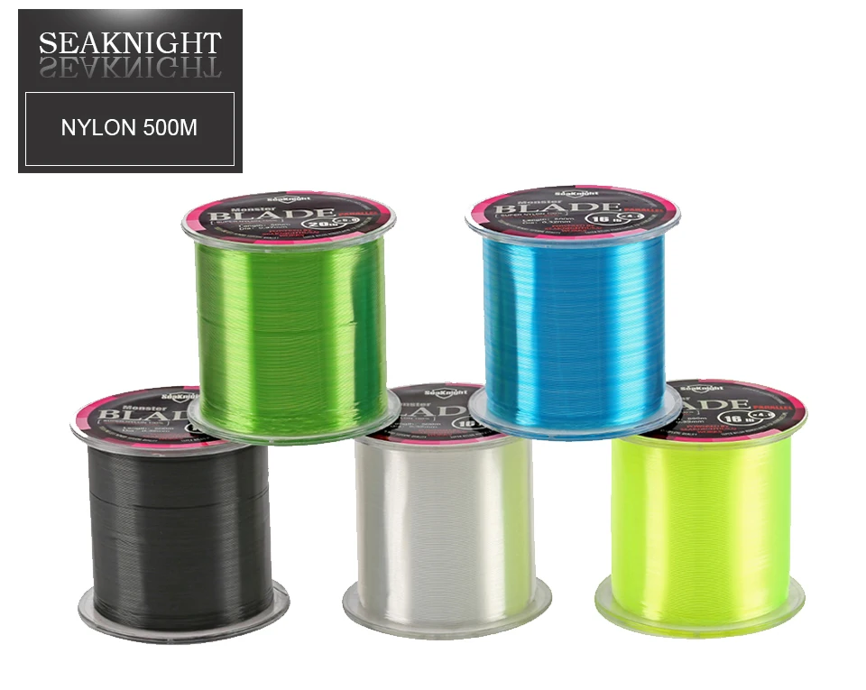 SeaKnight Marke 500M Nylon-Monofilament Hochfeste Angelschnur Superstark 35LB Karpfen-Angelschnur Blade-Serie – Detail 1
