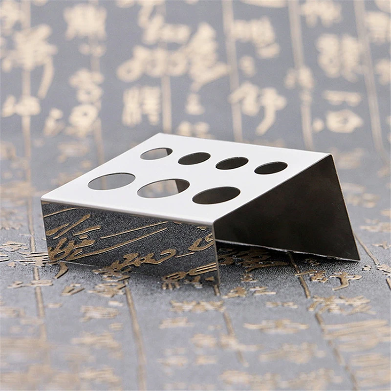 7 Grids Tattoo Verf Bekerhouder Rvs Tattoo Art Kleur Materiaal Cup Rack Pigment Container Makeup Tattoo Accessoires