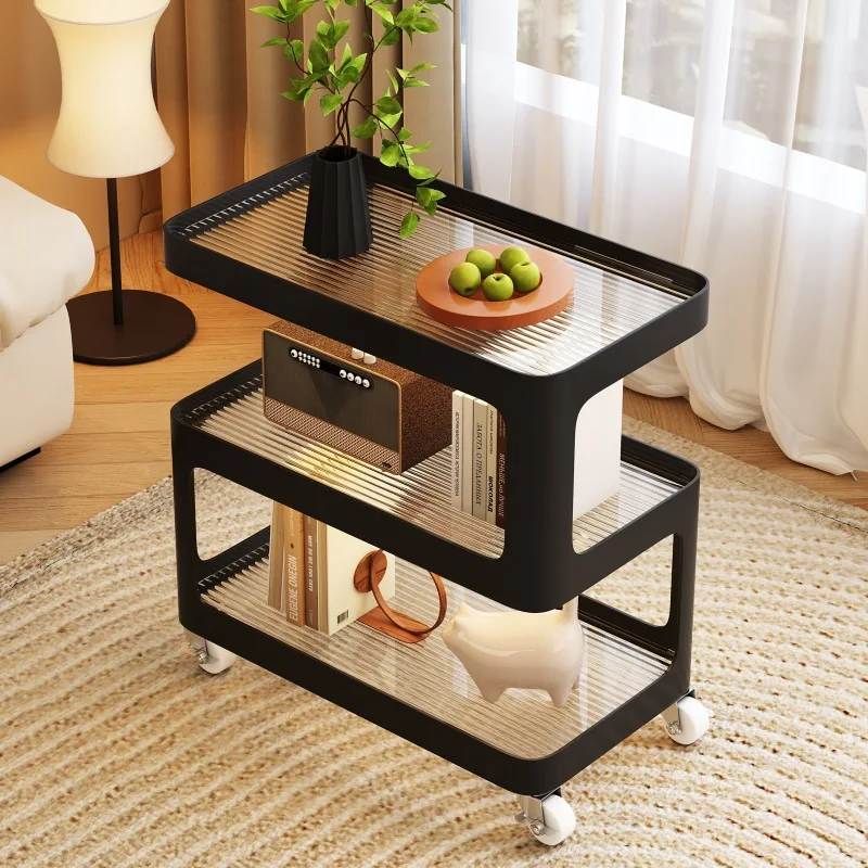 

Side coffee movable living room sofa cabinet trolley bedside small