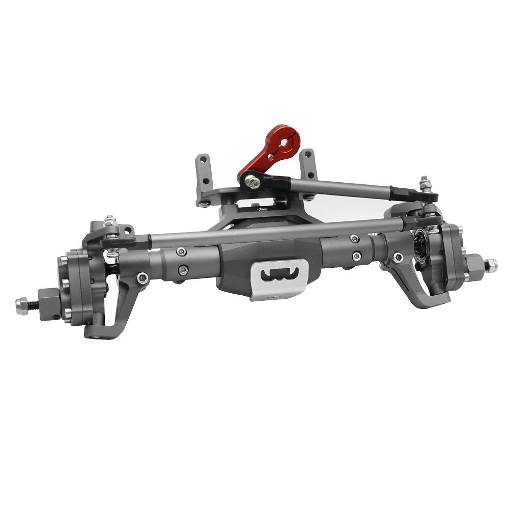 Nieuwe CNC Gefreesd Aluminium Voor en Achter Portal As voor 1/10 RC Crawler Auto Axiale SCX10 II 90046 90047 Redcat GEN8 RGT