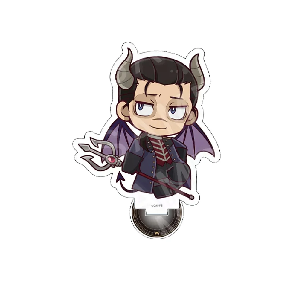 Fire Force Angel X Devil Ver 10CM Double Sided Acrylic Stand Keychain 2026 New Anime Stand Shinra Arthur Iris Desk Decor