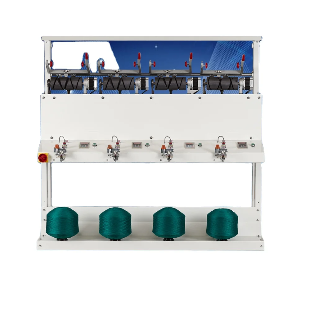 

Машина для намотки катушек с 4 шпинделями для домашнего использования, производитель текстильного оборудования из Чаншу