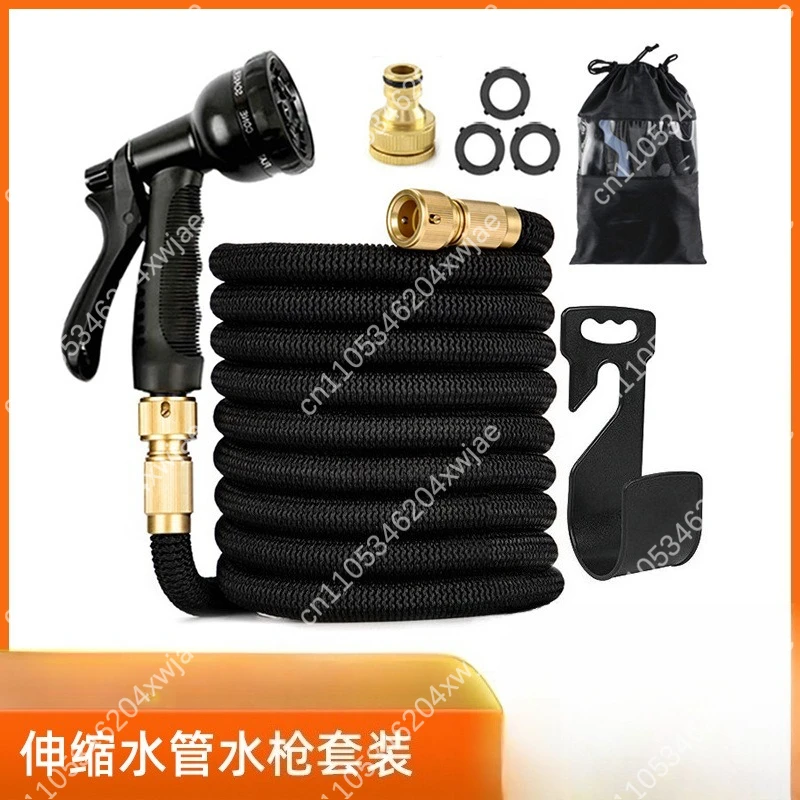 High Pressure Water Gun Magic Expanding Garden Hose Automatic Self Expanding Hose for Car Wash Watering Plant