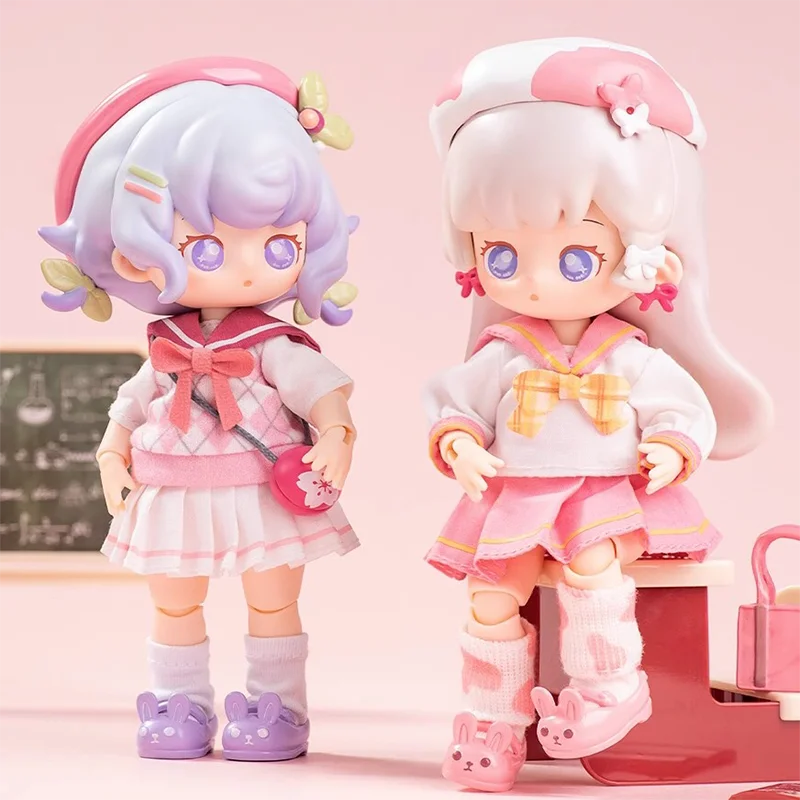 

Милая розовая кукла серии Sakura сезона BJD, коллекционная фигурка, модная игрушка в слепой коробке для девочек, шарнирные шарнирные куклы