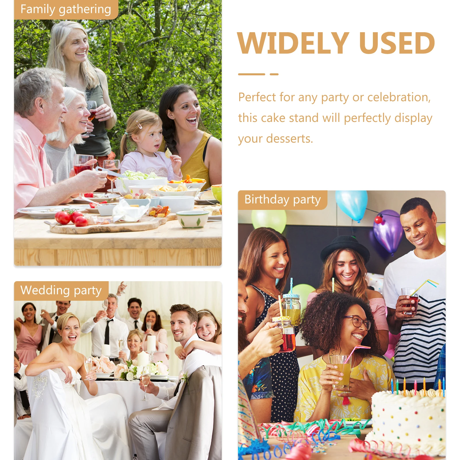 

12pcs Mini Cake Stand With Dome Clear Plastic Dessert Display Tray For Wedding Birthday Party Appetizer Serving Lightweight