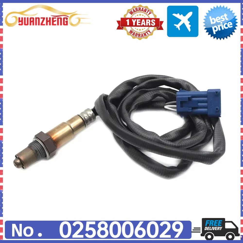 For Peugeot 206 307 607 806 1628HV 9636148882 101980700 9636148880 0258006029 NEW Air Fuel Ratio Lambda O2 Oxygen Sensor