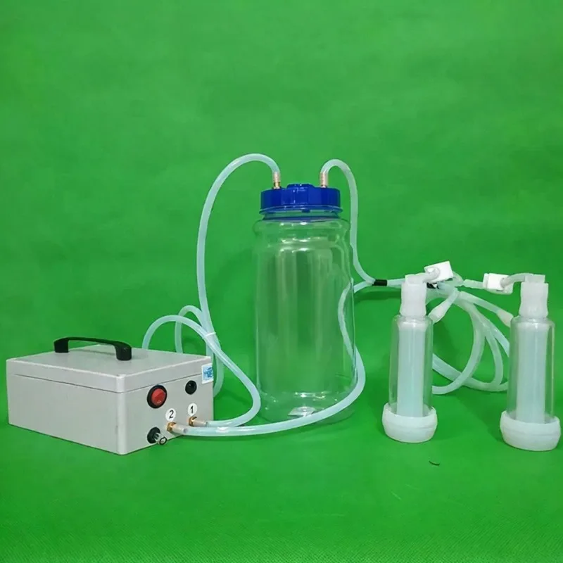 Electric Milking Machine Portable Milker for Sheep Goat Cow Camel Household Small Milking Pump Kit