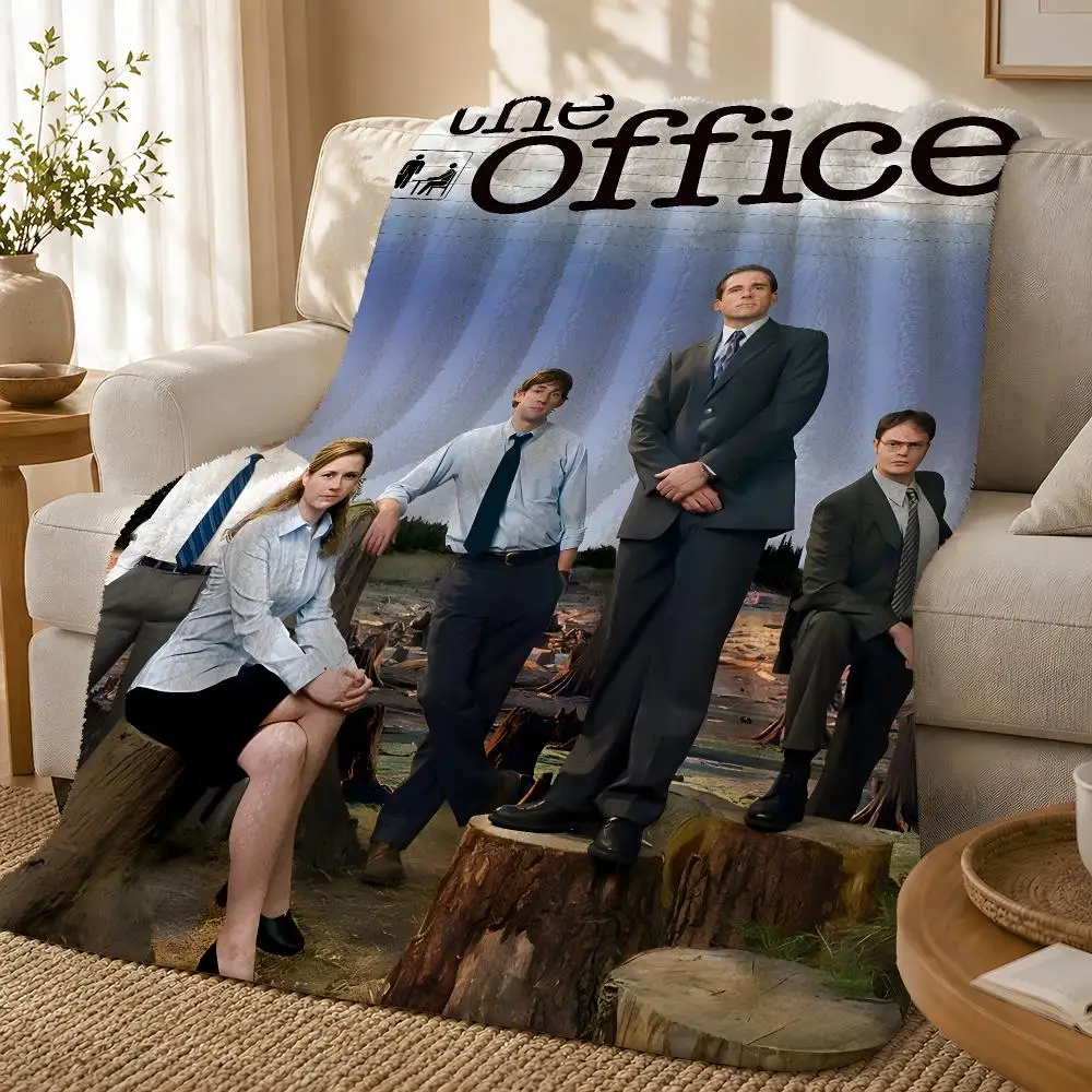 The Office Throw 1pc Flannel Blanket Soft Lightweight Warm Cozy For Bedroom Sofa Bed