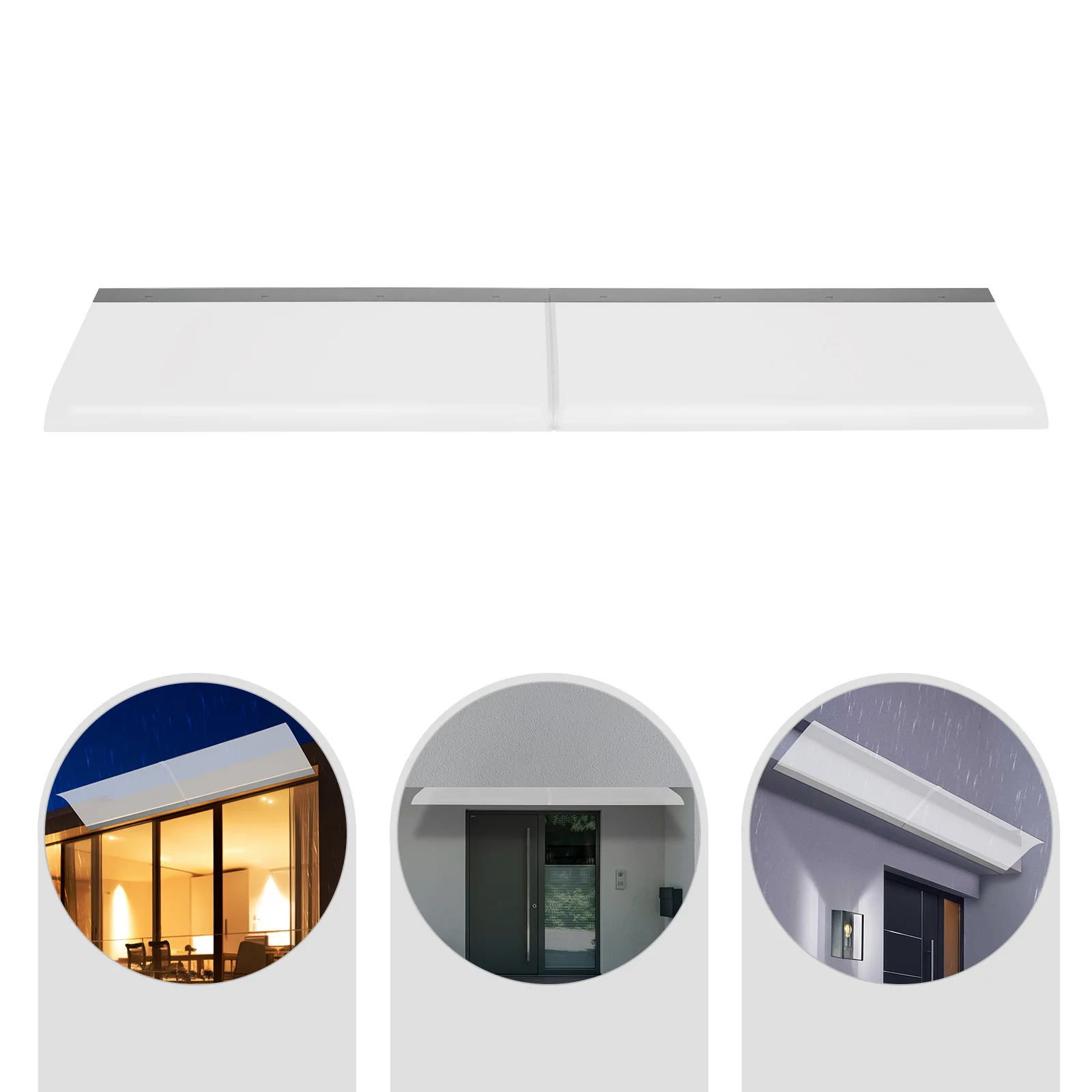 

Занавеска для двери, устойчивая к ржавчине дверная занавеска, прозрачная настенная занавеска от солнца и дождя, 160*50 см