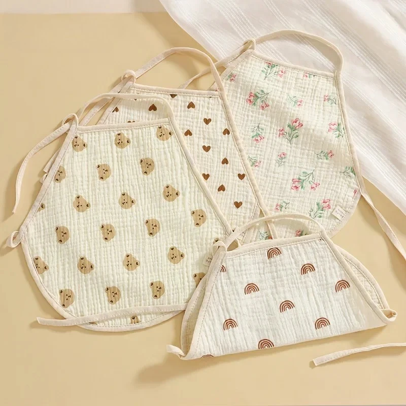 

Детские нагрудники из муслина и хлопка для новорожденных, модные нагрудники унисекс для мальчиков и девочек, нагрудники для кормления ребенка, ткань для отрыжки, детское полотенце для слюны, салфетки для отрыжки