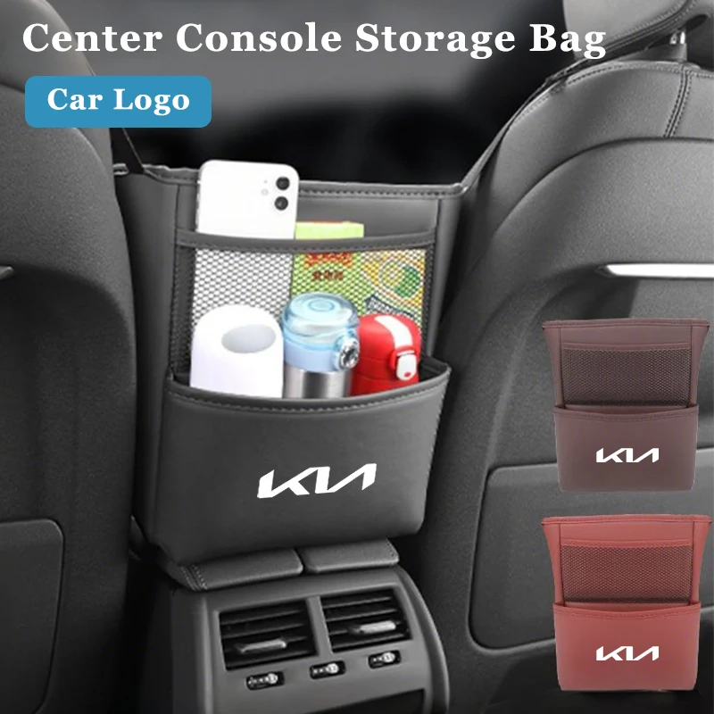 

Car Seat Back Storage Bag Tissue Holder Tools Organizer Interior For KIA Sportage Rio Ceed Niro Soul Stonic Sorento Cerato