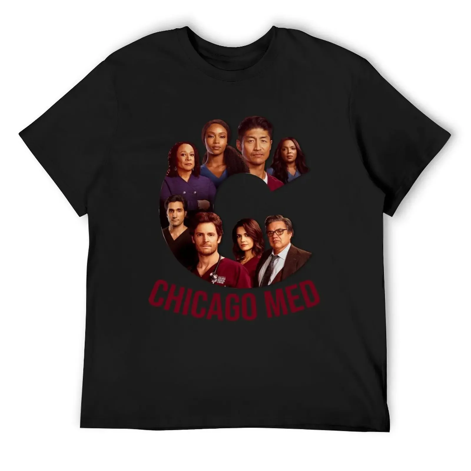 

Chicago Med tv show T-Shirt cotton graphic tees customizeds anime tshirt Men's cotton t-shirt