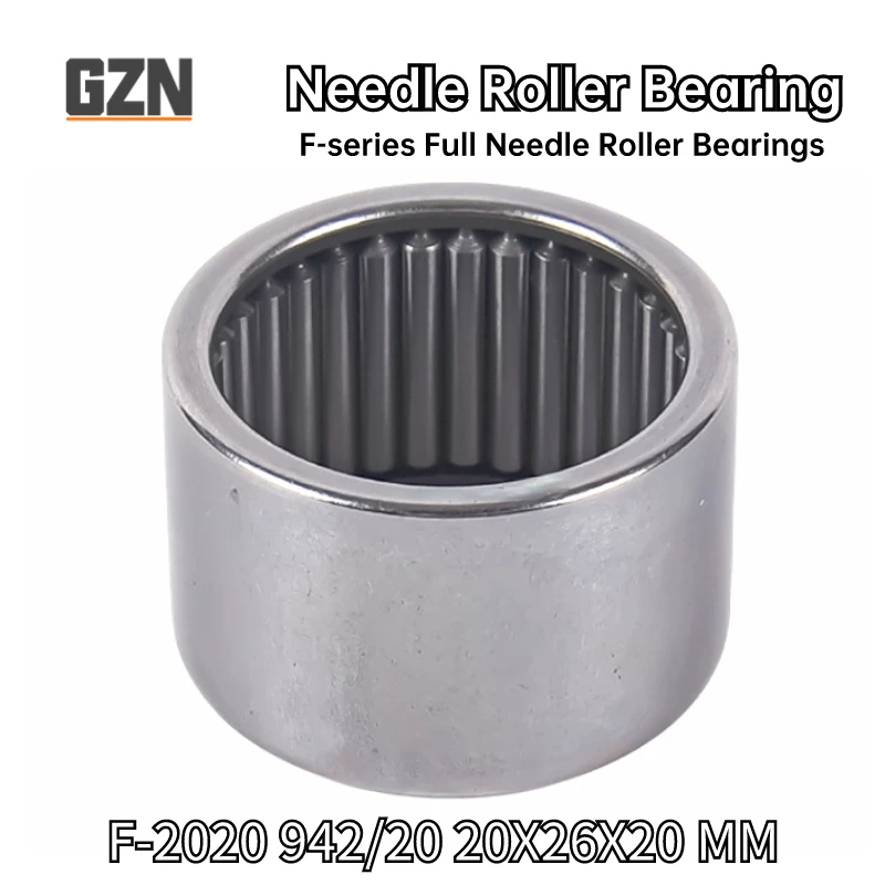 2PCS F-2020 942/20 20X26X20 mm F-series Full Needle Roller Bearing Without Inner Ring  Fully Loaded Needle Roller Bearings