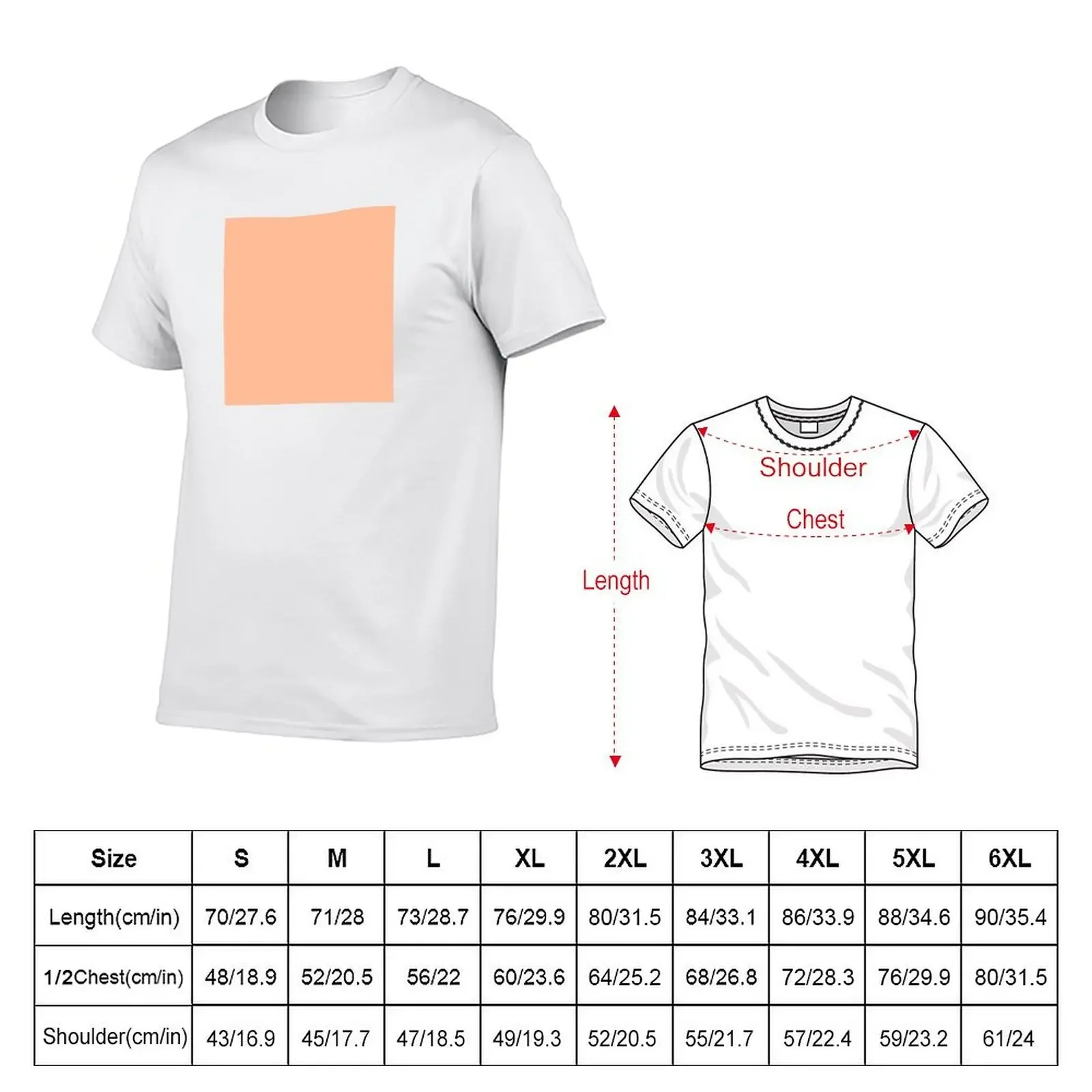 Color of the Year 2024 - Pantone - Peach Fuzz T-shirt animal prinfor boys customs design your own mens graphic t-shirts