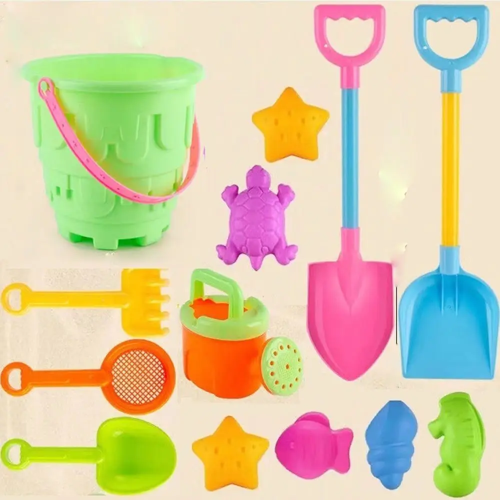 

Cartoon Outdoor Games Set Shovel Kettle Seaside Beach Beach Bucket Toys Beach Water Play Beach Play Toys Beach Digging Tool Toy