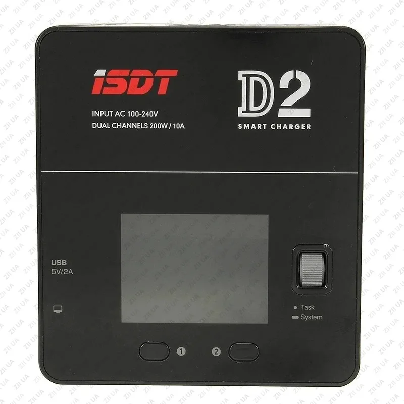 

ISDT D2 MARK II 200W 20A AC Dual Channel Output Smart Battery Balance Charger for RC Car Airplane Helicopter 2-6S Lipo LiHv LiFe
