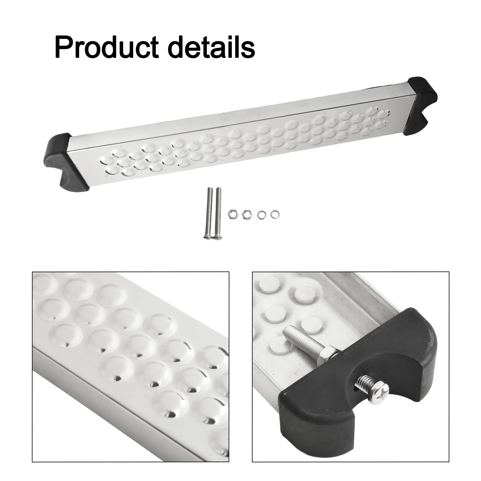 Outdoor Pool Step Non-Slip Ladder Steps Outdoor Use 50*10*5cm Stainless Steel Pool Ladder Steps Modern Aesthetic Look