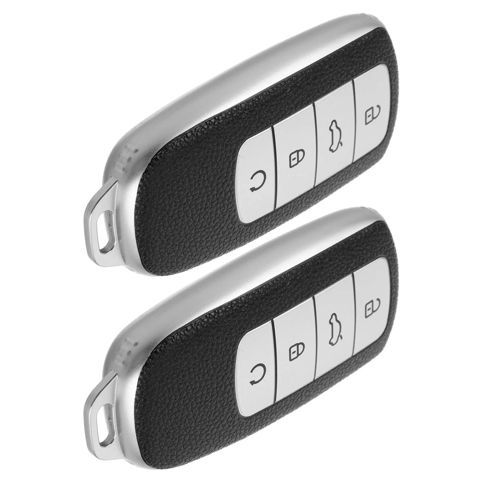 قطعتان من غطاء مفتاح السيارة الأنيق المقاوم للخدش من مادة البولي يوريثان الحراري مناسب لمعظم موديلات السيارات، مفتاح ديكور صغير محمول #2