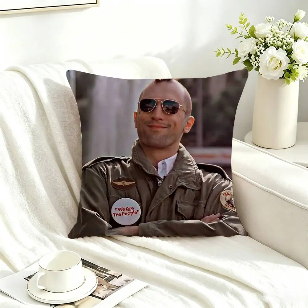 We Are The-e People Taxi Driver  Pillow Case Square Double-Sided Sofa Cushion Cover Bedroom Bedside Pillow
