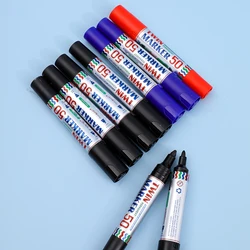 3pcs Waterproof Large Permanent Markers Dual Tips 2mm-6mm Wide Marker for Stone, Poster, Canvas, Glass, Wood, Ceramic