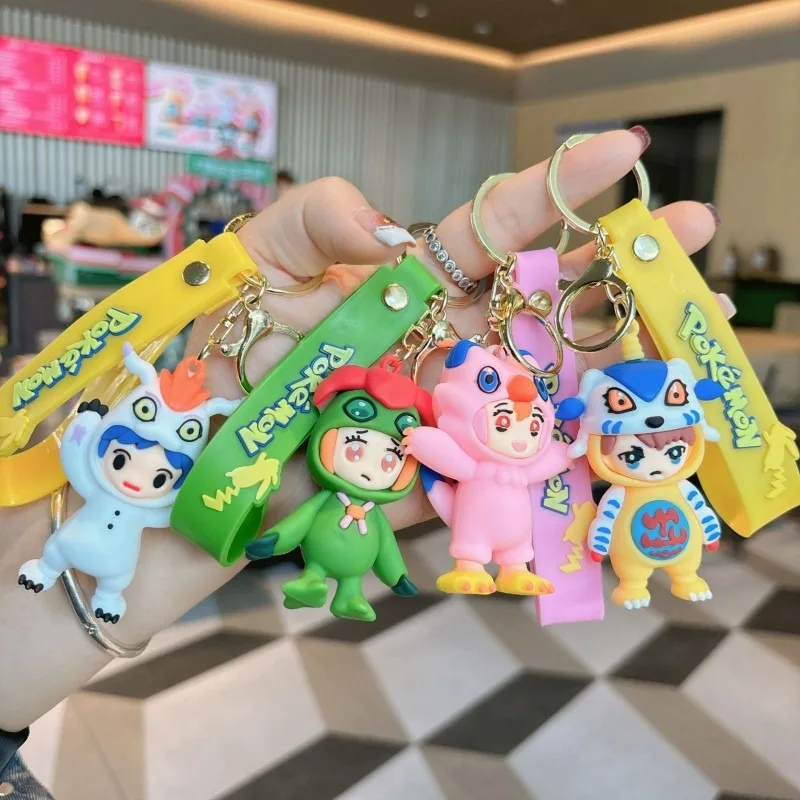 

Креативный мультфильм аниме Digimon трансвестит мужской и женский кулон брелок ПВХ пара сумка кулон ювелирные изделия автомобильный брелок для ключей