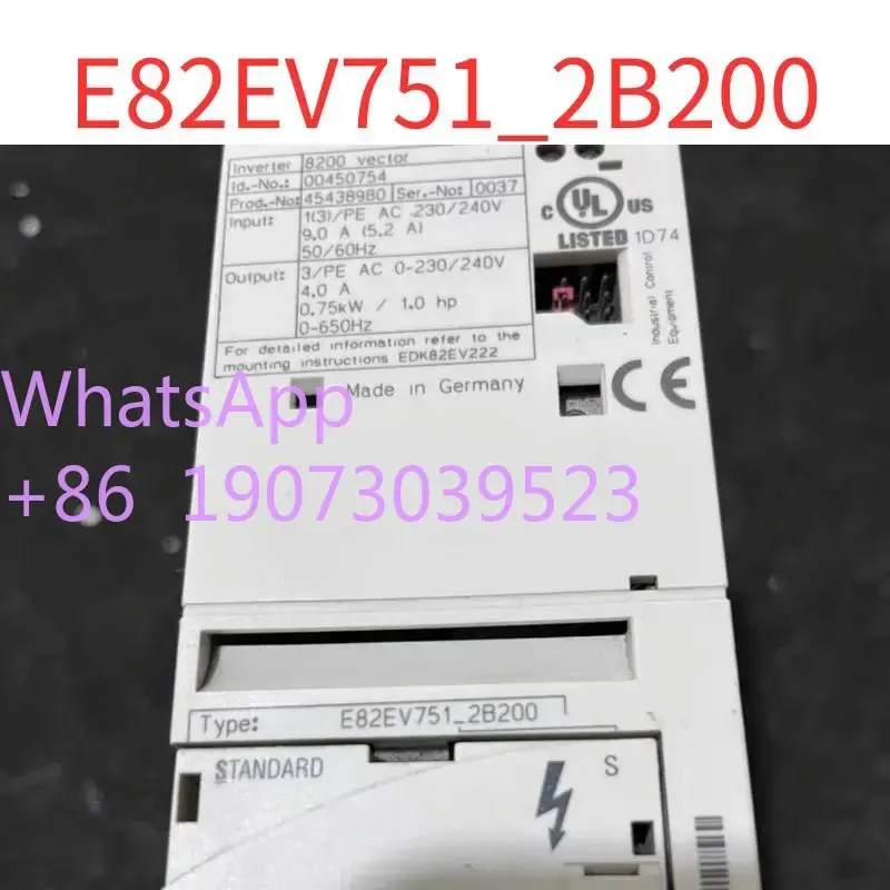 Б/у инвертор E82EV751-2B200 220 В 0,75 кВт Тест ОК