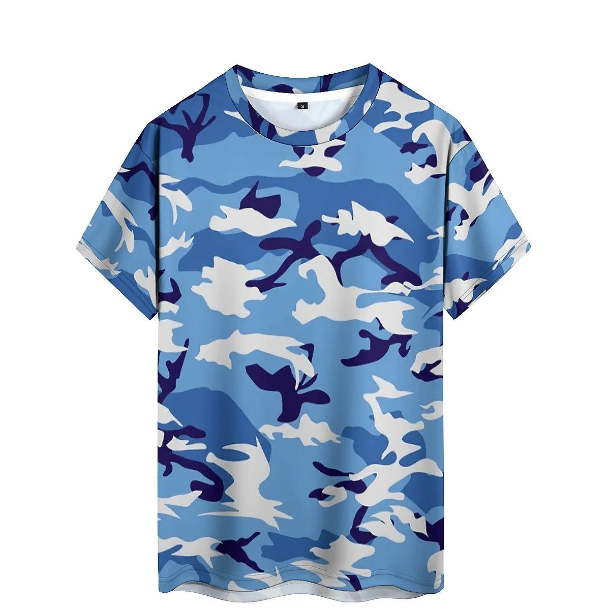 Christmas Street Element Men's 3D Printed Short-Sleeve T-Shirt - Printed Top