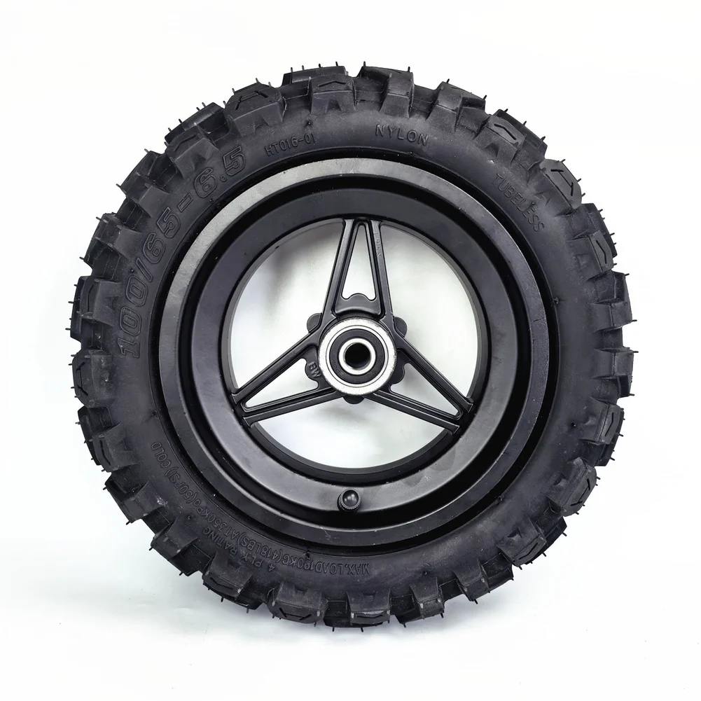 Fotografia 7: Pneu a Vácuo de 11 Polegadas para Patinete Elétrico, Roda Off-Road Sem Câmara 26.8 x 9. com 2 cm de Espessura e Alta Capacidade de Carga de até 150 kg
