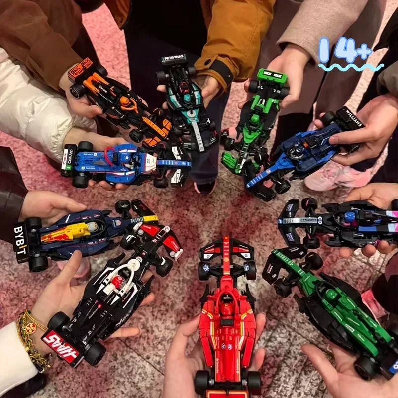 

Набор из 10 строительных блоков Disney In Stock 77242 77251, реплика гоночного автомобиля, идеальный подарок на день рождения, Рождество, праздничные мероприятия.