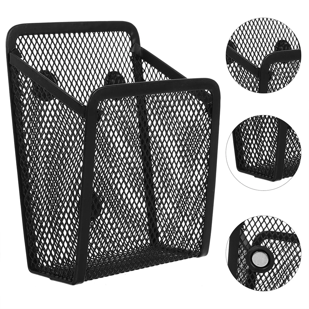 

Magnetic Pen Holder Iron Material Long Lasting Pen Storage Box For Fridge Whiteboard Office Classroom Organizer