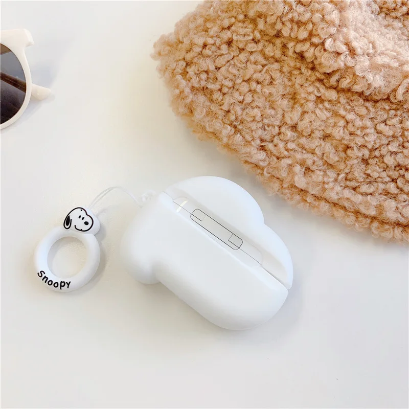 Miniso Kawaii Cartoon Snoopy Etui ochronne na słuchawki Airpods Pro3 Apple Bluetooth Cute Silicone Case