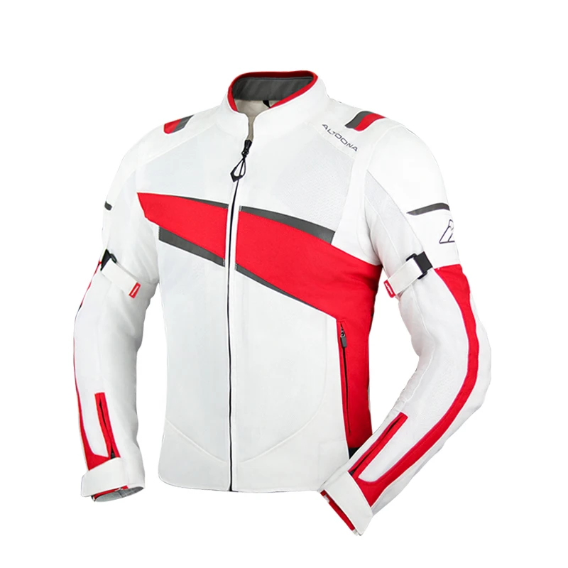 Men's Biker Jacket Motorcycle Summer Cycling Suit, Mesh Breathable Professional Motorcycle Racing Suit Fall Prevention