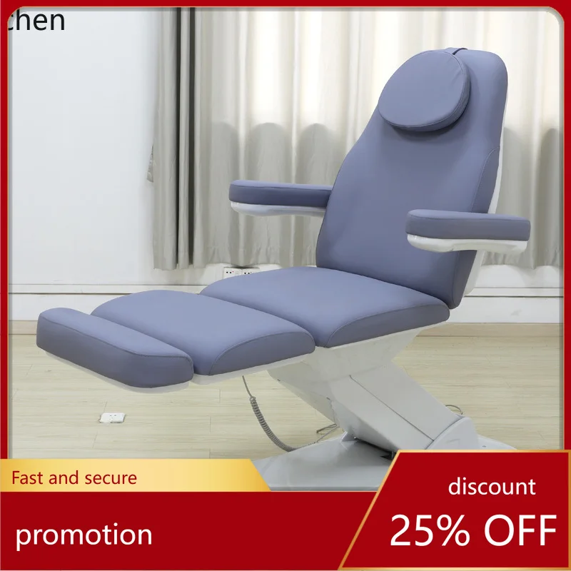 

Электрическая косметологическая кушетка HT для салонов красоты, складная, с вышивкой, с подъемным механизмом