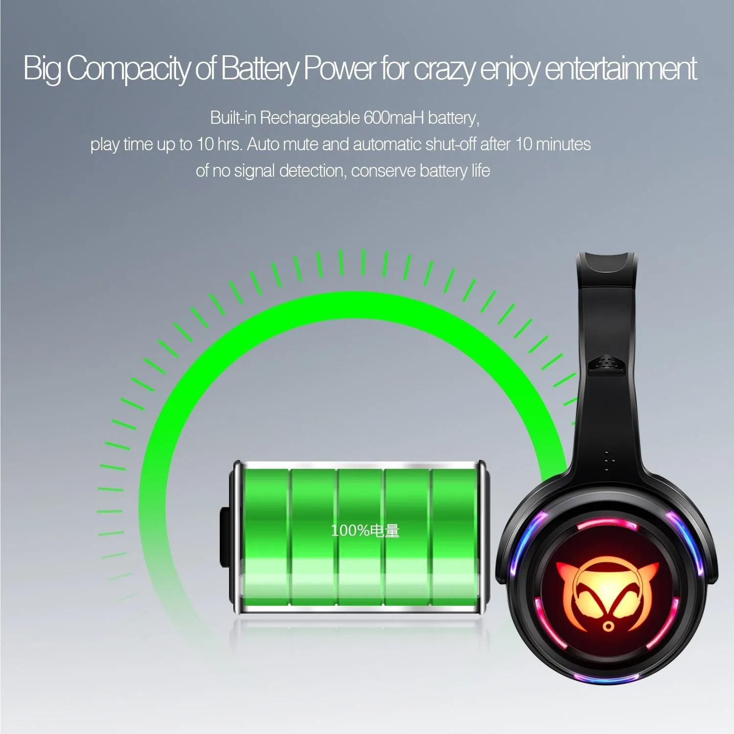 Imagem -03 - Disco Led Headphones com Light Logo Bundle Recarregável Silencioso sem Fio 10 Pcs Headsets Transmissor