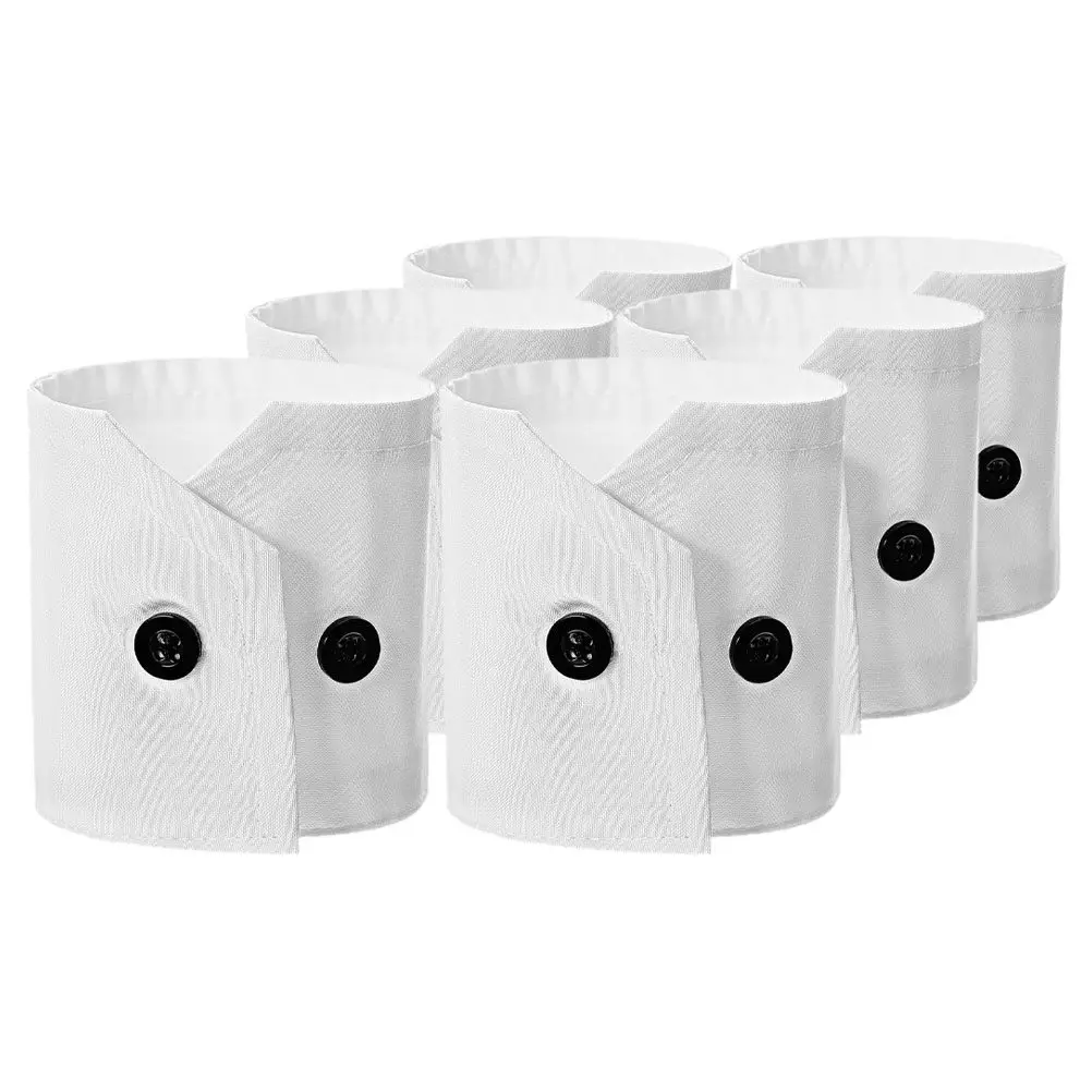 3Pairs Comfortable Fabric Detachable Cuffs for Wrist Decorative Sleeve Enhancer for Blouse Sweater Coat Stylish Fashion