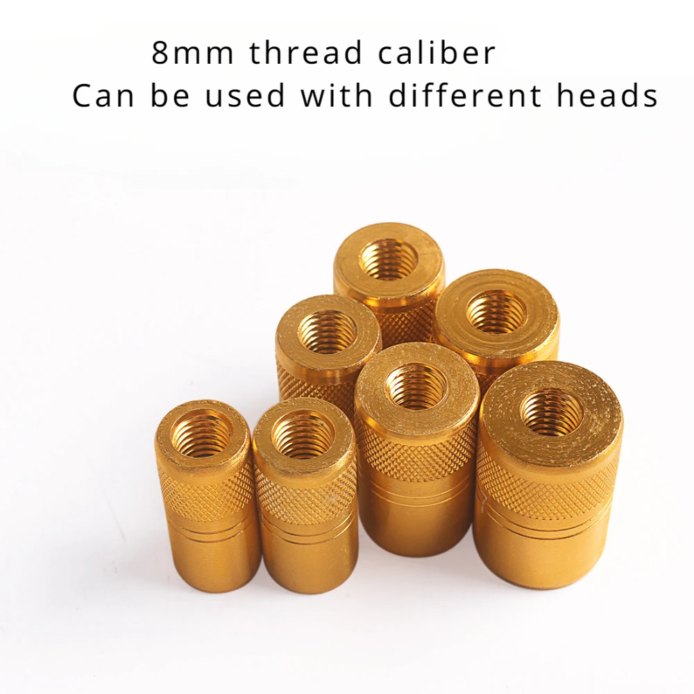 Plunge Net Connector 8mm Fishing Rod  Plunge Net  Connector Accessories Screw Plunge Net Head Connector DIY Plunge Net Head