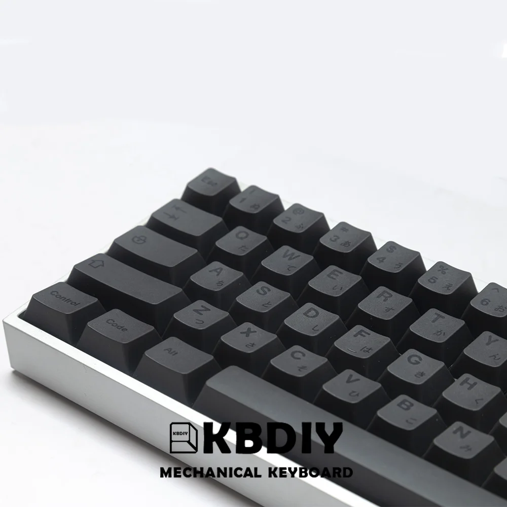 KBDiy GMK минималистичные серые колпачки для клавиш PBT черные 138 колпачки для клавиш MX switch Механическая игровая клавиатура колпачок для клавиш сделай сам