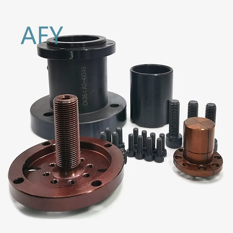 46mm Precision Inner Support for CNC Lathe Support Shaft Head Standard Spot Chuck Rear Pull for Metalworking Machinery
