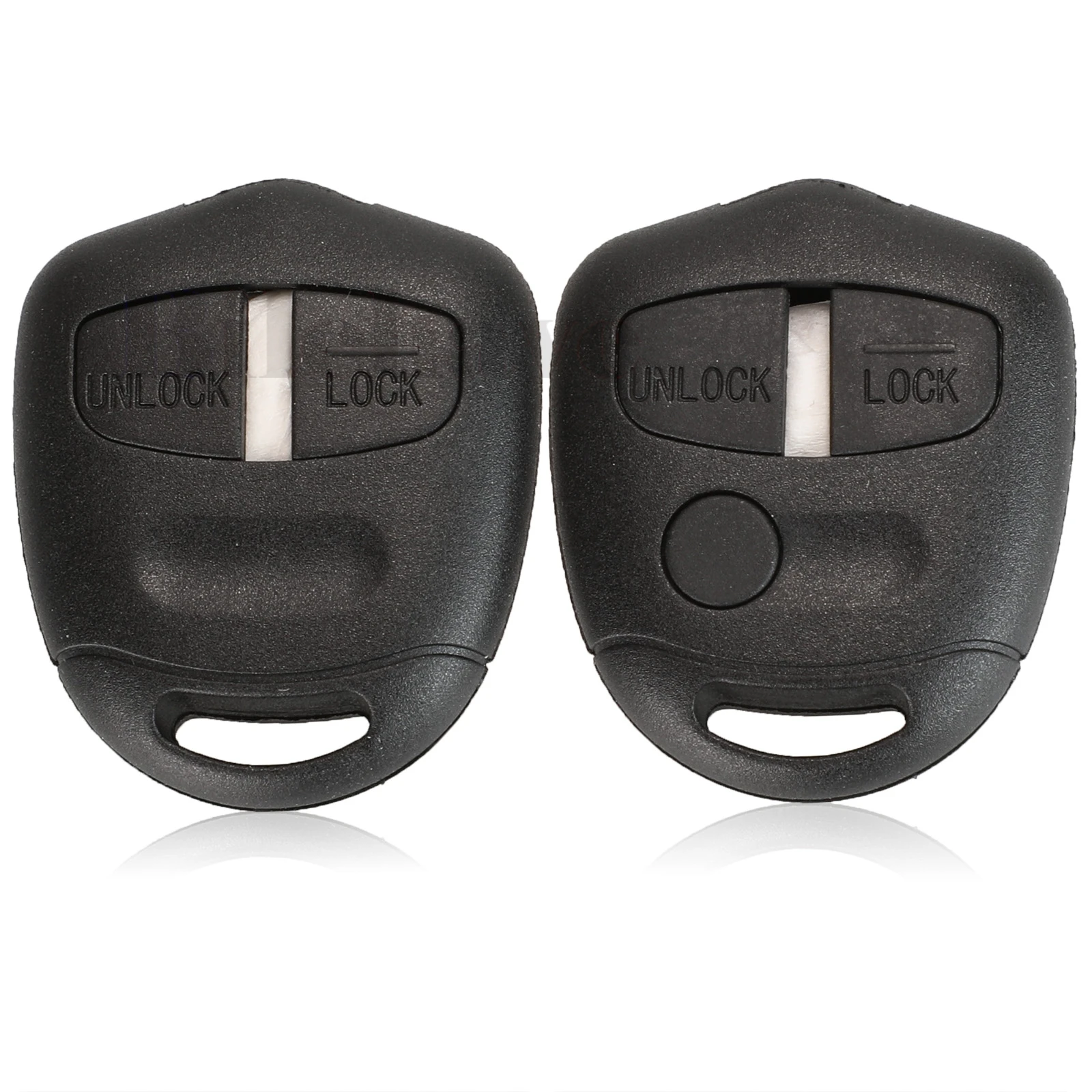 

jingyuqin Replacement 2/3 Buttons For Mitsubishi Lancer EX Evolution Grandis Outlander Remote Car Key Shell Fob Case