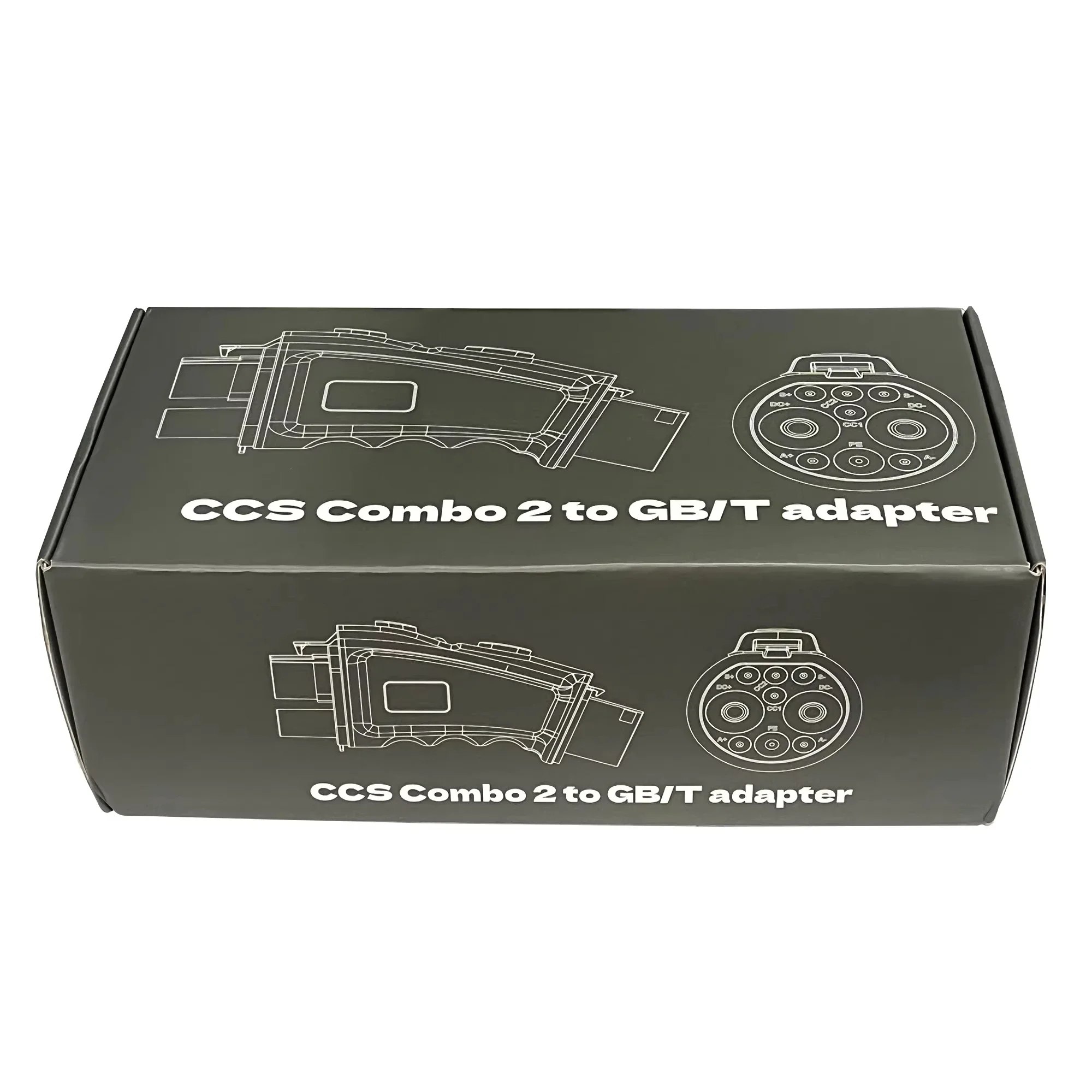 Ready to Ship CCS 2 GBT 1000V DC Adapter 300A for VW ID4 ID6 New Version Electrical EV Charger Plug Connector Type C